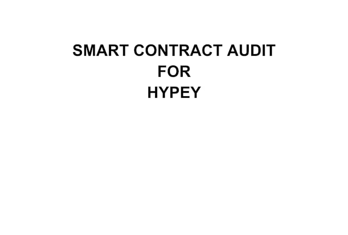 security audit your smart contract